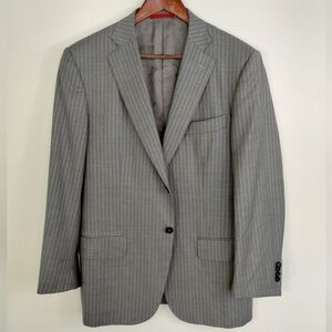 Isaia Napoli Chalk Stripes Men’s Blazer Size 42R